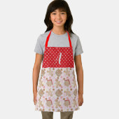 Cookies de Noël rose, petit tablier (Insitu)