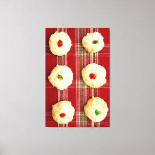 Cookies de Noël sur toile plaquée 2 enveloppée