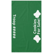 Cookies De Scoutisme À Vendre Et Nappe De Troop (Devant)