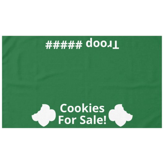 Cookies De Scoutisme À Vendre Et Nappe De Troop (Devant (Horizontal))