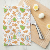 Cookies de vacances Serviette de cuisine (Quart Plié)