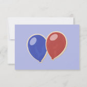 cookies découpés bleus ballons anniversaire merci (Dos)