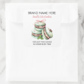 Cookies Design Kerst Kaars Label (Tas)