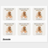 Cookies Design Kerst Kaars Label (Vel)