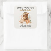 Cookies Design Kerst Kaars Label (Tas)