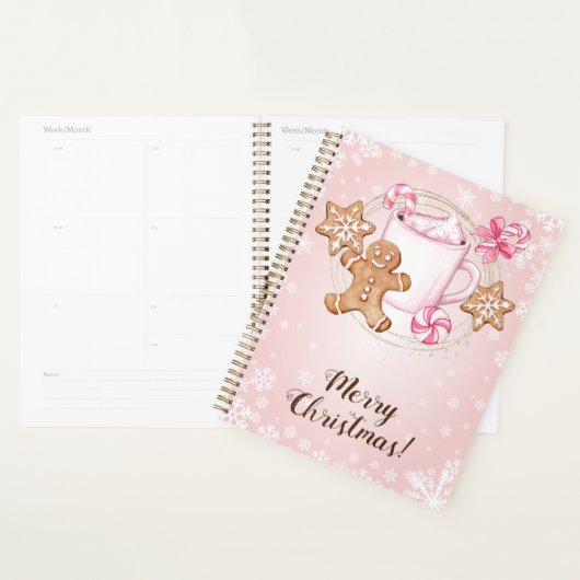 Cookies et cacao chaud PLANNER de Noël (Devant avec enveloppe)