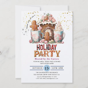 Cookies et cacao Fête Invitation
