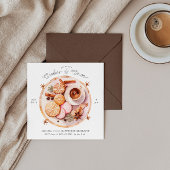 Cookies et cacao Fête Invitation