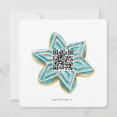 Cookies et cacao Fête Invitation (Dos)