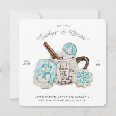Cookies et cacao Fête Invitation (Devant)