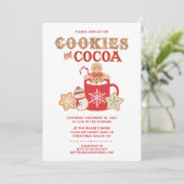Cookies et cacao | Pain d'épices | Invitation de p (Debout devant)