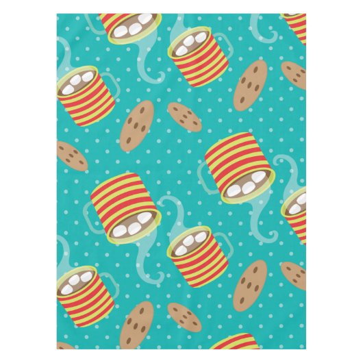 Cookies et chocolat chaud Nappe de vacances (Devant)