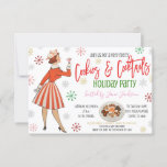 Cookies et cocktails Retro Invitation de la fête d<br><div class="desc">Cocktails de Noël rétro et Invitation de la fête des Cookies. Utilisez ce cocktail de vacances pour adultes et les biscuits de Noël invitation pour votre événement festif de vacances de toute sorte! Convient parfaitement aux cocktails, aux échanges de cookies/échanges de parties, aux soirées de décoration de cookies et bien...</div>