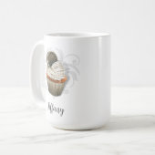 Cookies et crème cupcake mug (Devant gauche)
