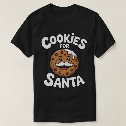 Cookies for Santa Tee T-shirt (Design voorkant)
