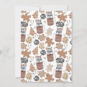 Cookies & Hot Cocoa Chocolate Kids Winter Birthday Kaart (Achterkant)