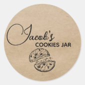 Cookies Jar Étiquette (Devant)