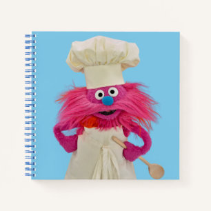 Cookie's Monster Food Truck Gonger Poseert Notitieboek