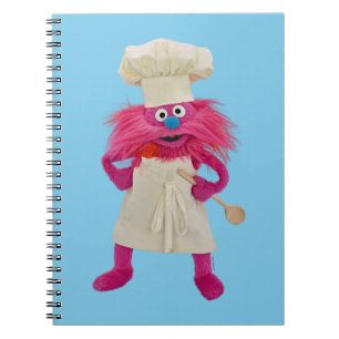 Cookie's Monster Food Truck Gonger Poseert Notitieboek