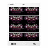 Cookies nocturnes Halloween Sticker Étiquette (Feuille entière)