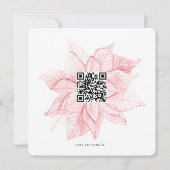 Cookies roses et cacao Invitation de fête (Dos)