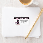 Cookies roses, Étiquette de boulangerie (En situation)