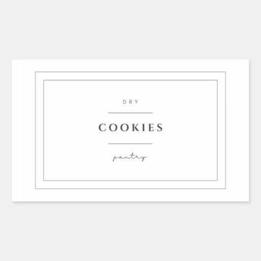 Cookies Stickers Étiquette alimentaire (Devant)