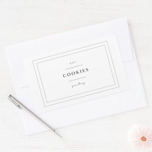 Cookies Stickers Étiquette alimentaire (Enveloppe)