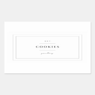 Cookies Stickers Étiquette alimentaire