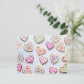 Cookies Valentine | Carte postale (Debout devant)