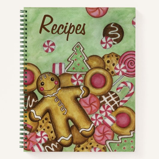 Cookies vintages Cookbook Recette Carnet cadeau (Devant)