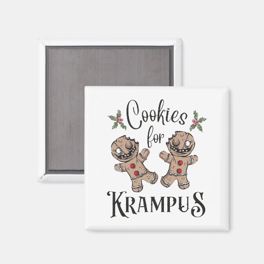 Cookies voor Krampus Magnet Magneet (Voorkant / Achterkant)