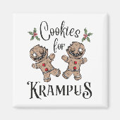 Cookies voor Krampus Magnet Magneet (Voorkant)
