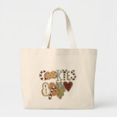 Cookies voor Santa Tshirts en geschenken Grote Tote Bag (Voorkant)