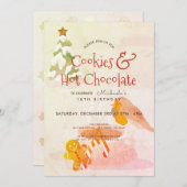 Cookies & warme chocolademelk Winter Verjaardag Ui Feestdagenkaart (Voorkant / Achterkant)