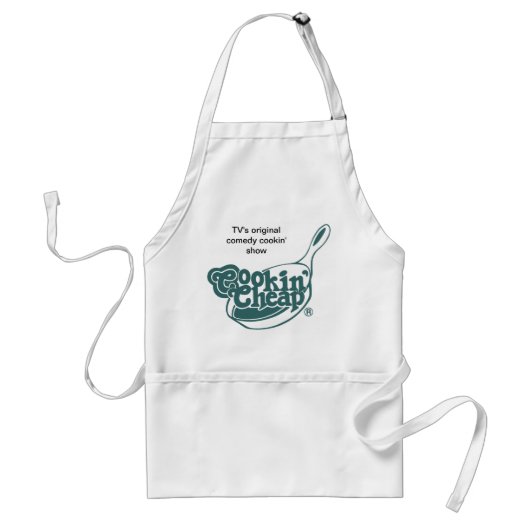 Cookin Cheap apron Standaard Schort (Voorkant)
