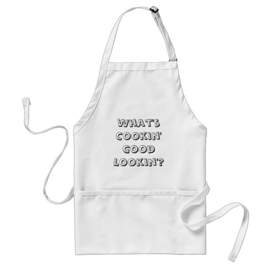 Cookin Good Lookin Retro  Standaard Schort (Voorkant)