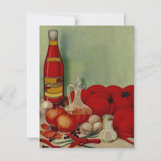 COOKING CHEF KITCHEN PARTY INVITE THUIS CANNING KAART (Voorkant)