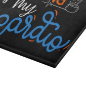 Cooking is my Cardio Snijplank (Hoek)