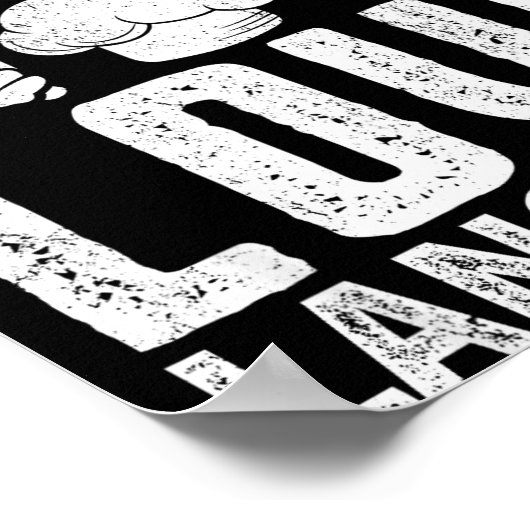 Cooking Is My Love Language Funny Chef Quote Poster (Hoek)