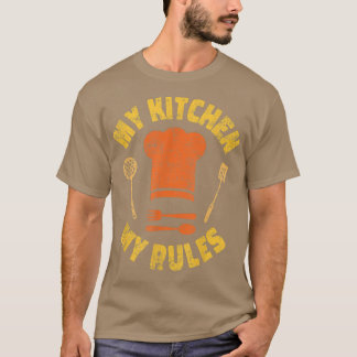 Cooking Kitchen Chef Mijn keuken Mijn regels T-shirt