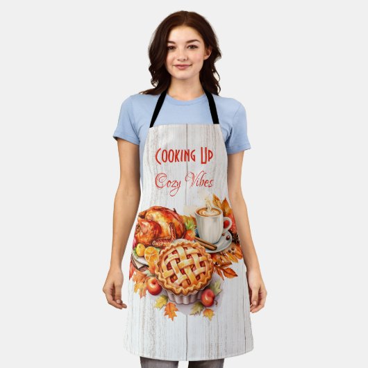 Cooking Up Cosy Vibes - Thanksgiving Schort (Gedragen)
