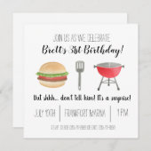 Cookout Birthday Invitation Kaart (Voorkant / Achterkant)