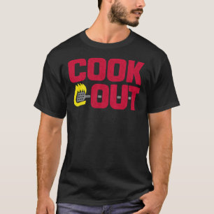 Cookout - krijttextuur - Rood &Amp; Grijs T-shirt