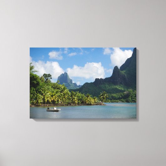 Cook's Bay, Moorea canvas print (Voorkant)