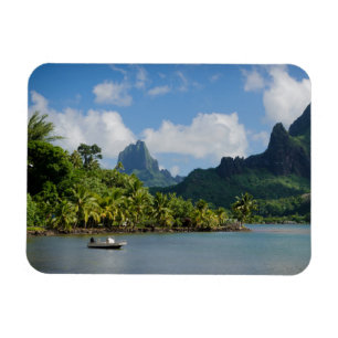 Cook's Bay, Moorea rechthoekige magneet