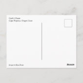 Cook's Chasm, Cape Perpetua, Oregon Briefkaart (Achterkant)