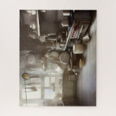 Cook's Kitchen Scene Digital Art Legpuzzel (Verticaal)