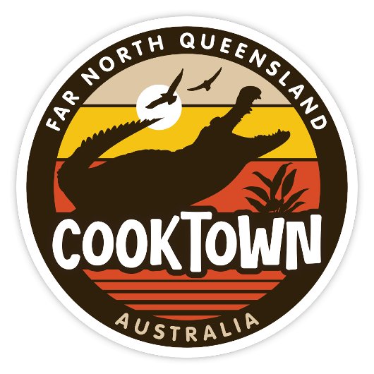 Cooktown, Queensland Australië Sticker