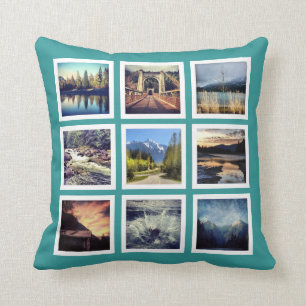 Cool 18 Aangepast installagram Foto's Grid Kussen
